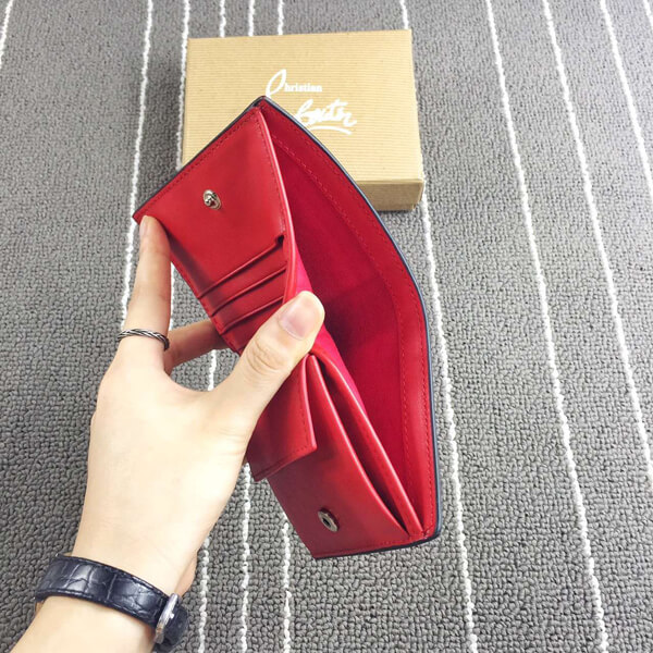 2016新作 クリスチャン ルブタン コピー Christian Louboutin セレブ愛用！Paros Wallet Platine/Multi Metal 紙袋付き